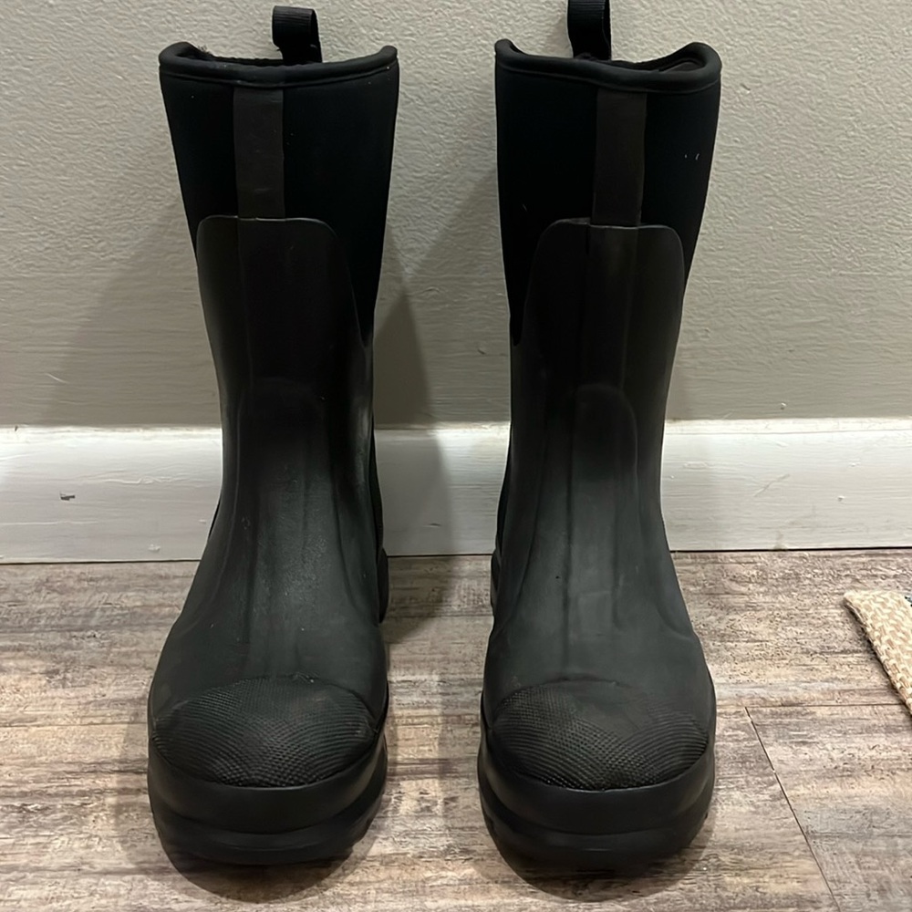 Women's Black Waterproof  Rain Boots